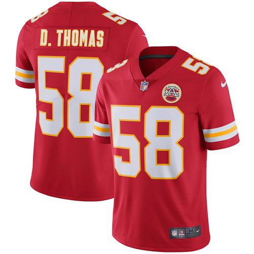 Men Kansas City Chiefs #58 Derrick Thomas Nike Red Limited NFL Jersey